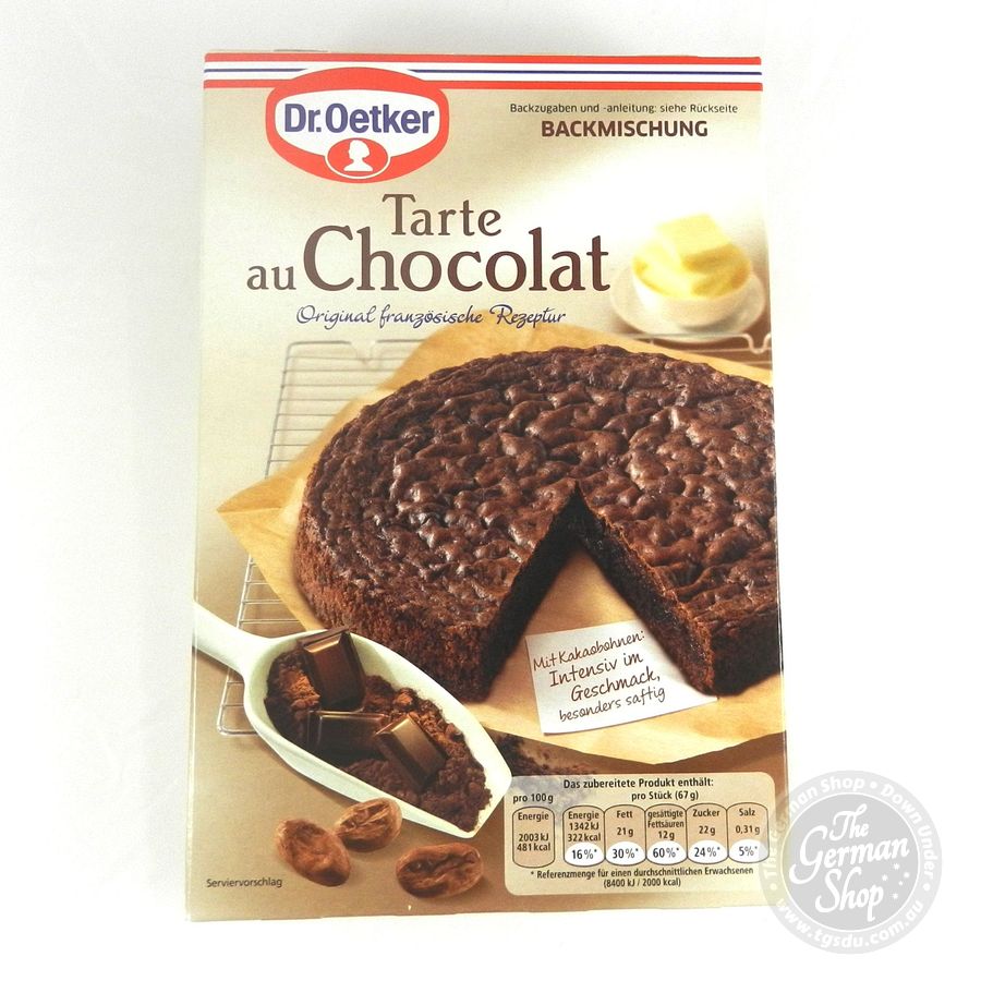 Dr Oetker Tarte Au Chocolat Baking Mix Tgsdu The German Shop